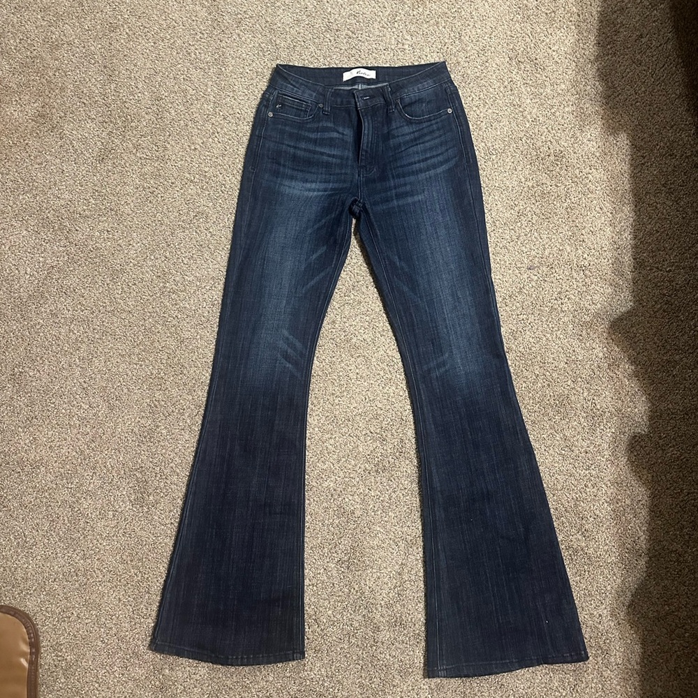 KanCan Blue Flare Wide Leg Jeans High-Rise